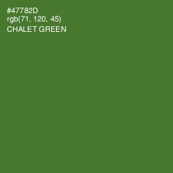 #47782D - Chalet Green Color Image